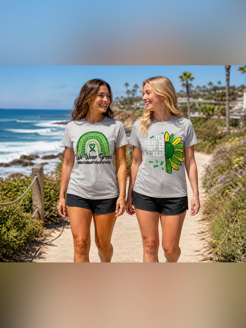 Mental Health Awareness soft Tee Shirt great quality custom made